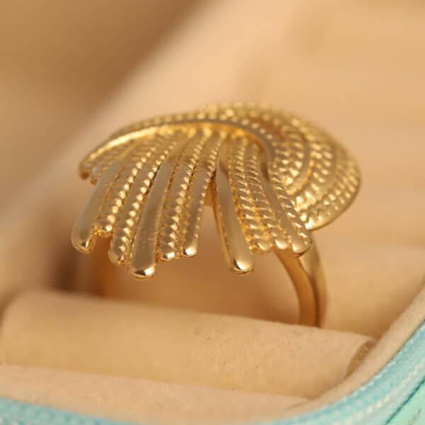 Golden Radiance Layered Ring - Image 2
