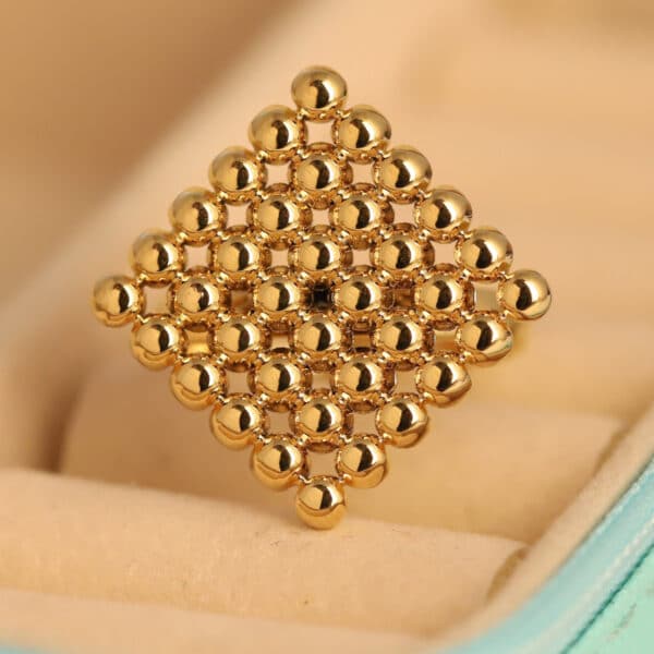 Golden Sphere Matrix Ring - Image 3