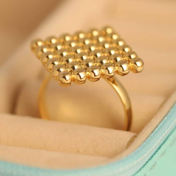 Golden Sphere Matrix Ring