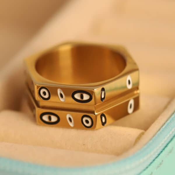 Guardian Eye Stackable Ring