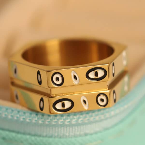 Guardian Eye Stackable Ring - Image 3