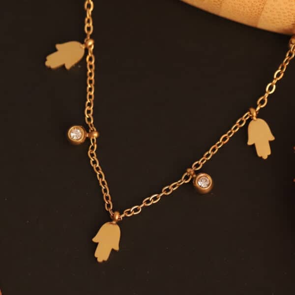 Hamsa Grace Charm Necklace