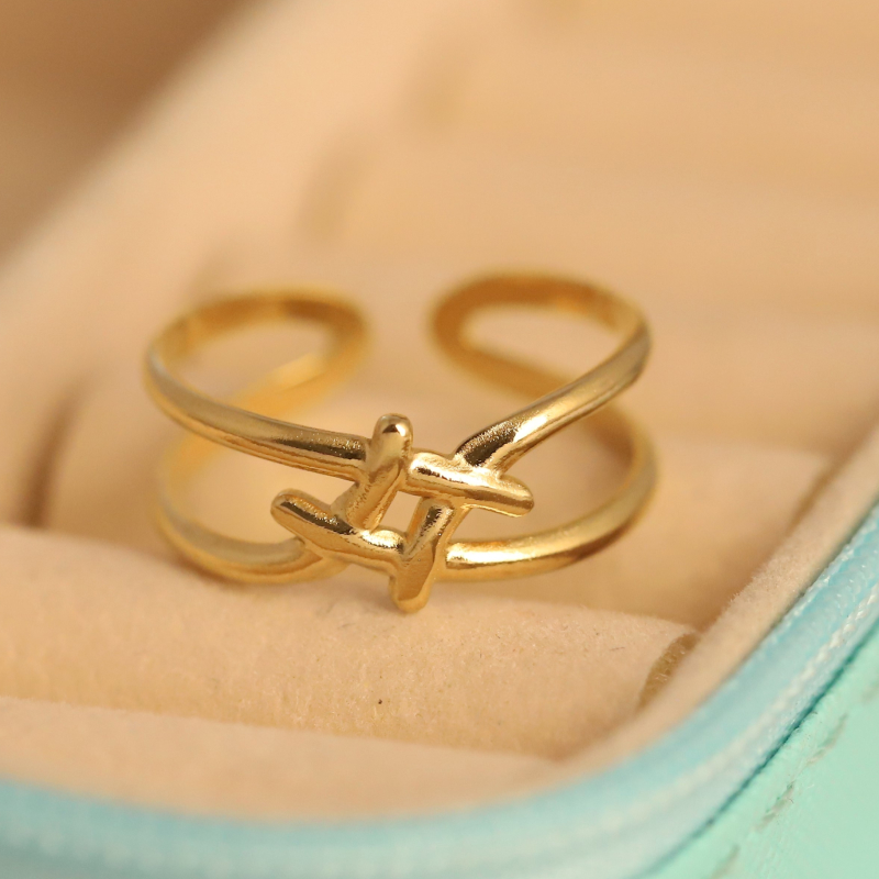 Harmonic Balance Gold Ring