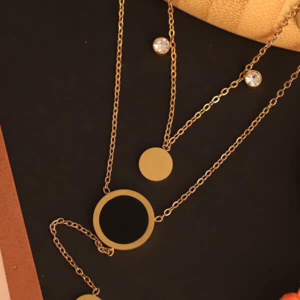 Lunar Glow Charm Necklace