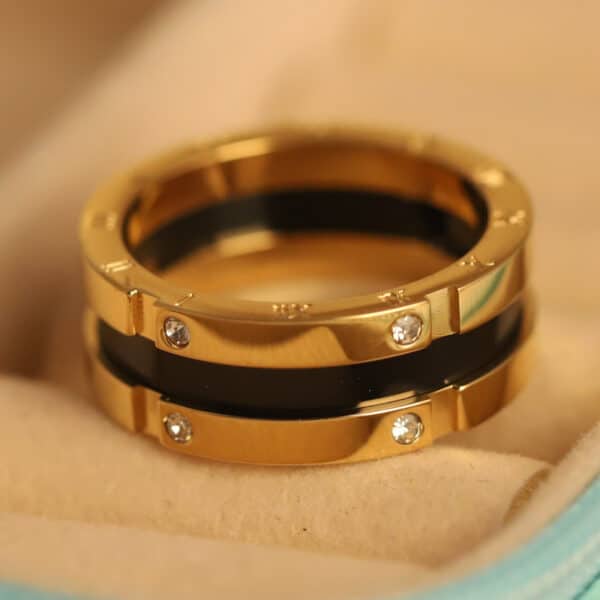 Midnight Luxe Dual Band Ring