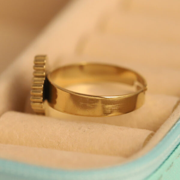 Opal Glow Quatrefoil Ring - Image 2