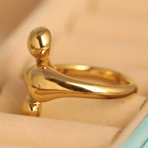 Organic Bloom Gold Ring - Image 2