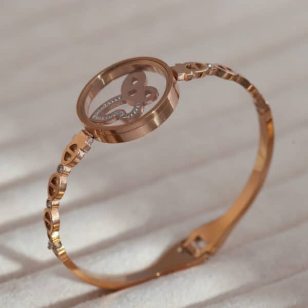 Papillon d’Amour Rose Gold Kada - Image 4
