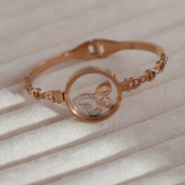 Papillon d’Amour Rose Gold Kada