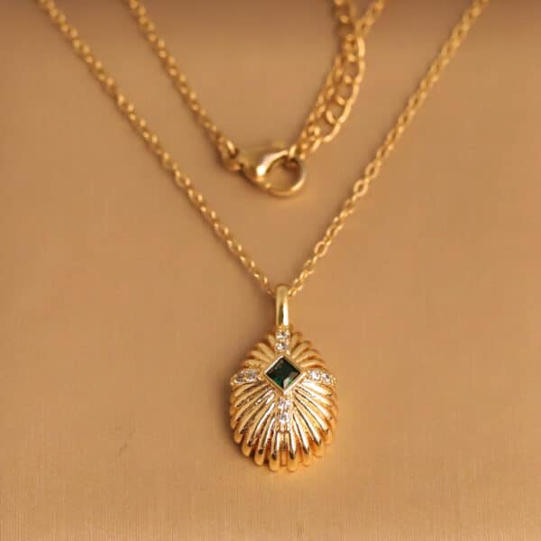 Radiant Sunburst Pendant Necklace