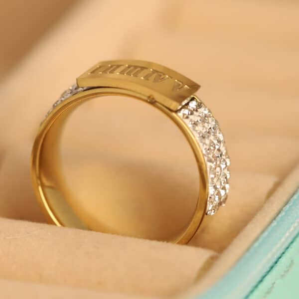 Roman Brilliance Gold Ring - Image 2