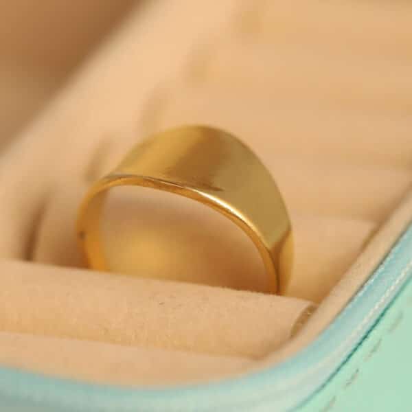 Sculpted Wave Gold Ring - Image 2