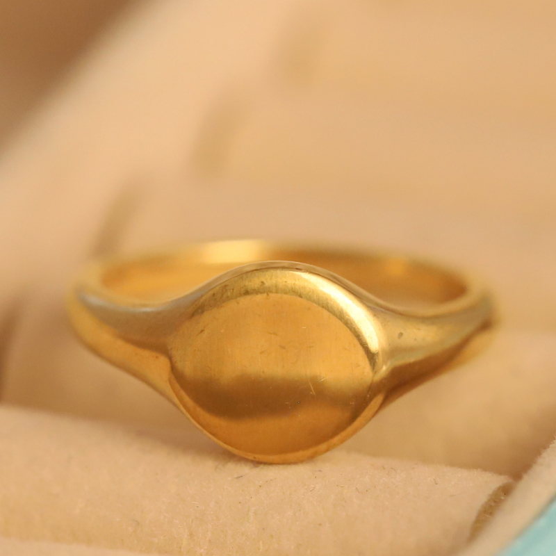 Serene Orb Gold Ring 1