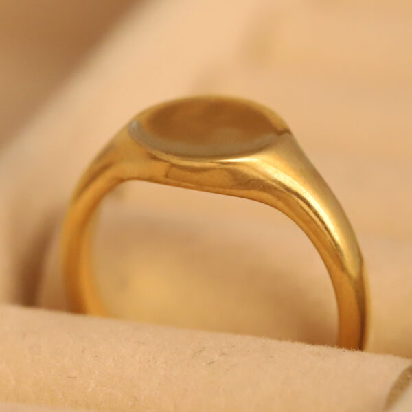 Serene Orb Gold Ring - Image 3