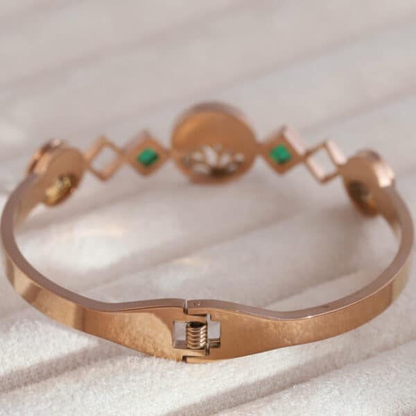 Serenity Tree Rose Gold Bracelet - Image 3