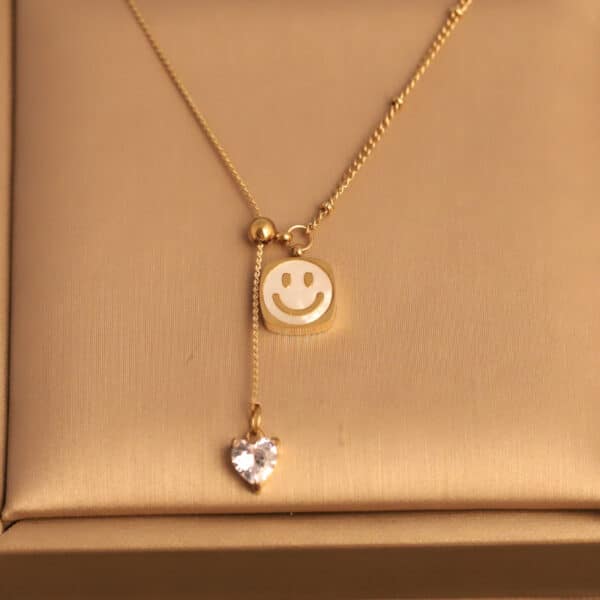 Smiley Joy Pendant Necklace