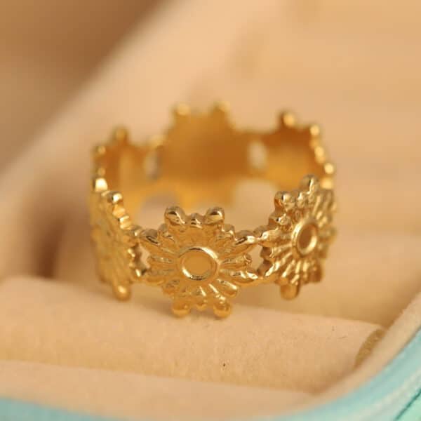 Sunflower Radiance Ring - Image 3