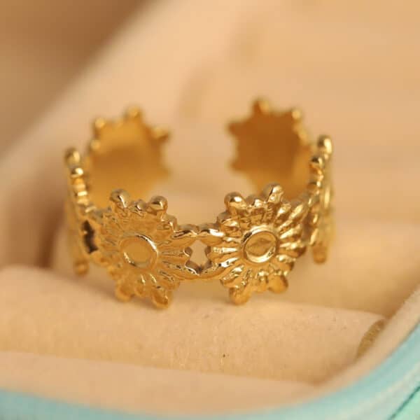 Sunflower Radiance Ring