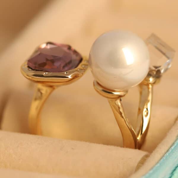 Twilight Elegance Dual Stone Ring - Image 2